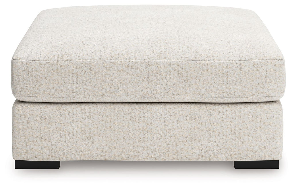 Donelson Creek - Oversized Accent Ottoman - Vanilla - Stylish Home Furniture