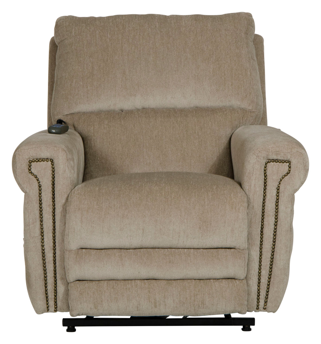 Warner - Power Headrest With Lumbar Power Lay Flat Recliner - Stylish Home Furniture