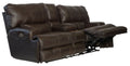 Wembley - Power Headrest With Lumbar Lay Flat Reclining Console Loveseat - Stylish Home Furniture