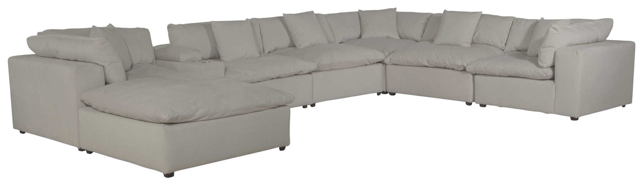 Posh - Modular Sectional And Ottoman - Stylish Home Furniture