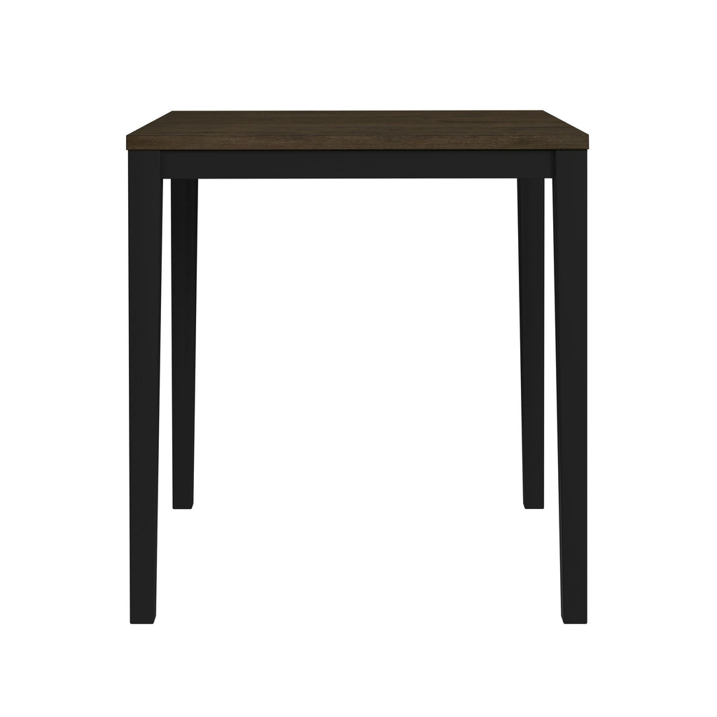 Tulane - 5 Piece Dining Set (Counter Table & 4 Counter Chairs) - Oak & Black - Stylish Home Furniture