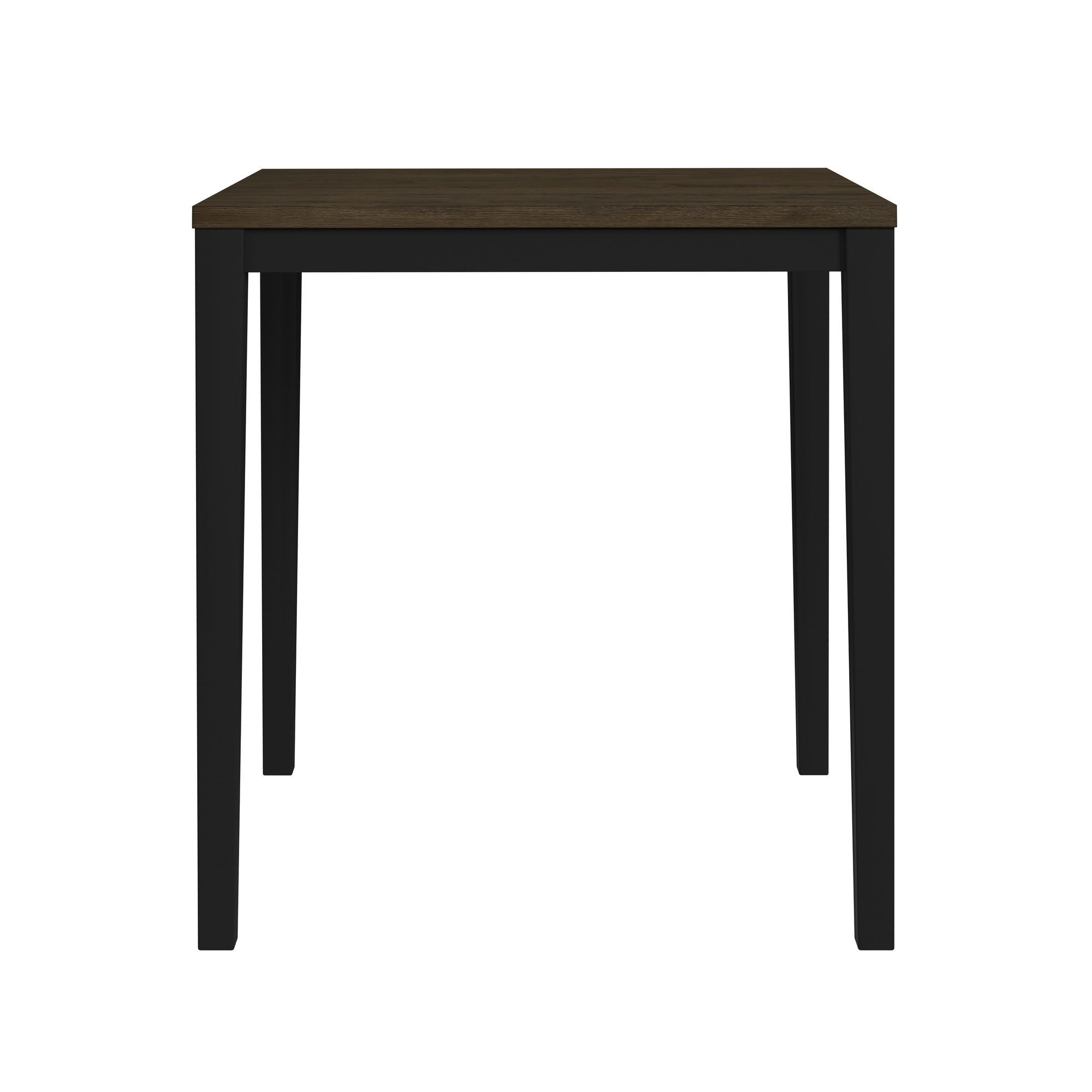 Tulane - 5 Piece Dining Set (Counter Table & 4 Counter Chairs) - Oak & Black - Stylish Home Furniture