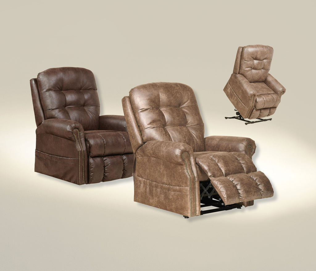 Ramsey - Power Lift Lay Flat Recliner With Heat & Massage - Stylish Home Furniture