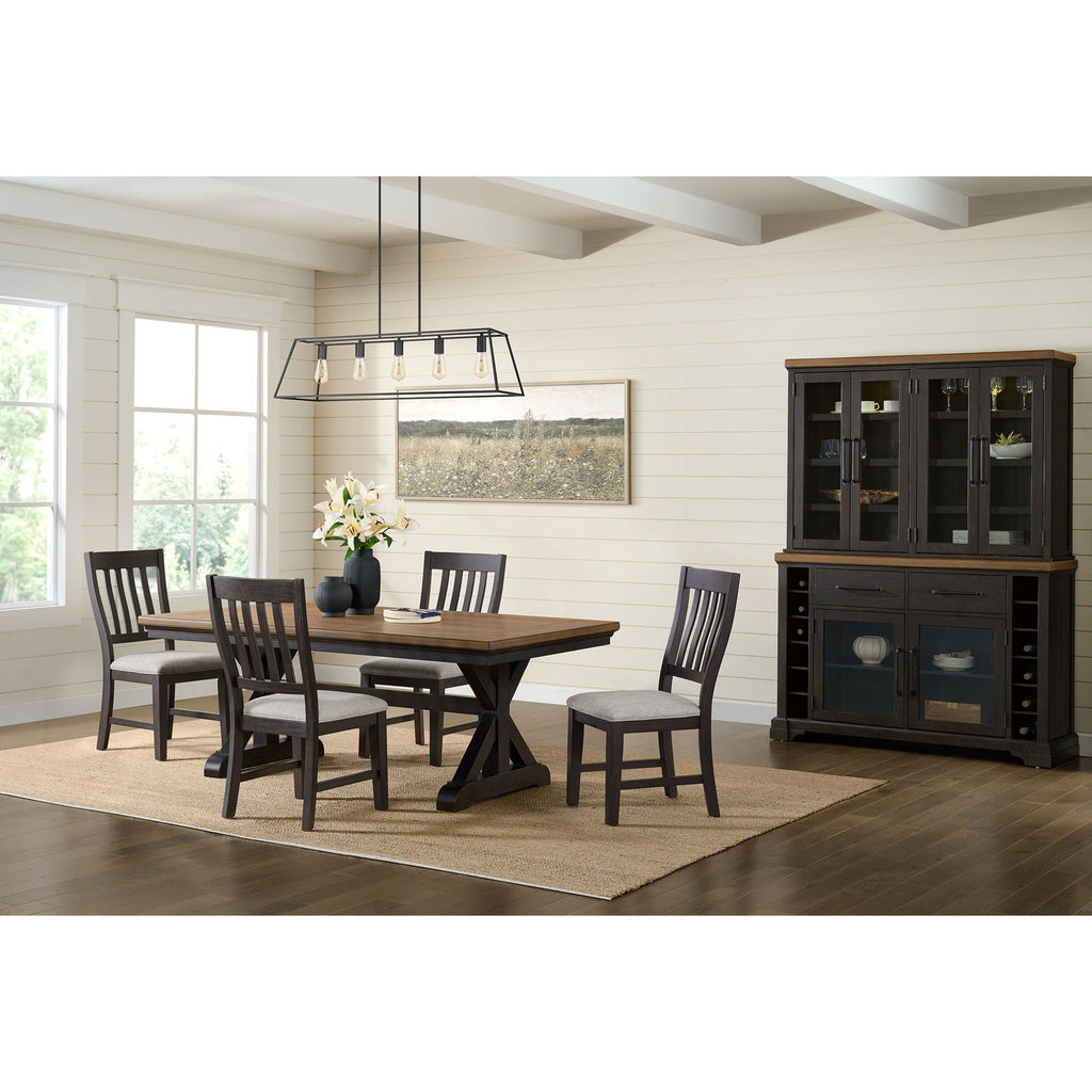 Montrose - Server - Espresso And Brown - Stylish Home Furniture