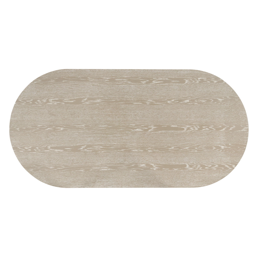 Gwendolyn - Oval Table Top And Base - Beige - Stylish Home Furniture