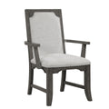 Lisbon - Dining Arm Chair (Set of 2) - Gray - Stylish Home Furniture