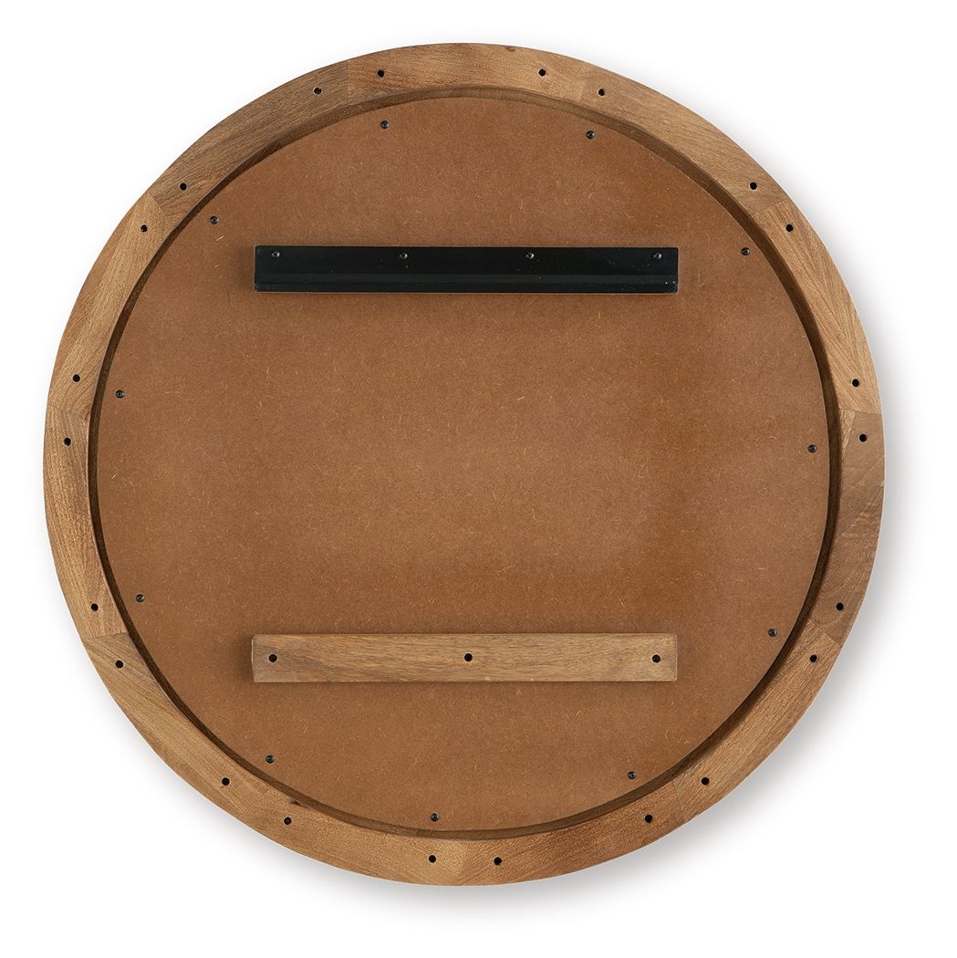 Aajon - Accent Mirror - Brown - Stylish Home Furniture