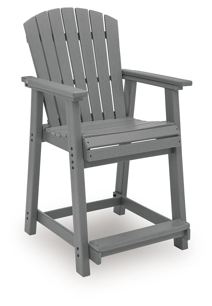 Sanctuary Beach - Barstool (Set of 2) - Dark Gray - Stylish Home Furniture