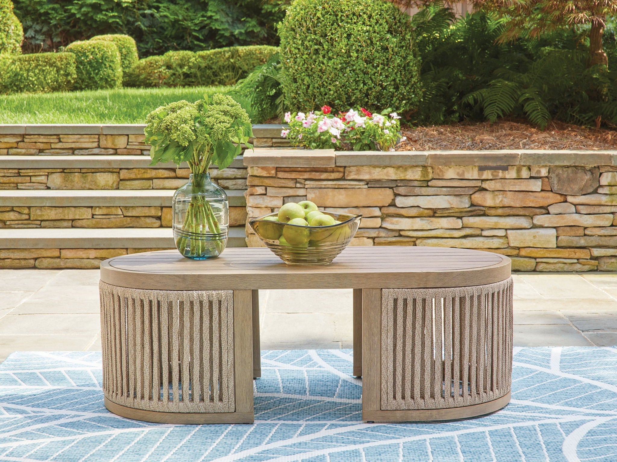 Serena Shores - Rectangular Cocktail Table - Beige - Stylish Home Furniture