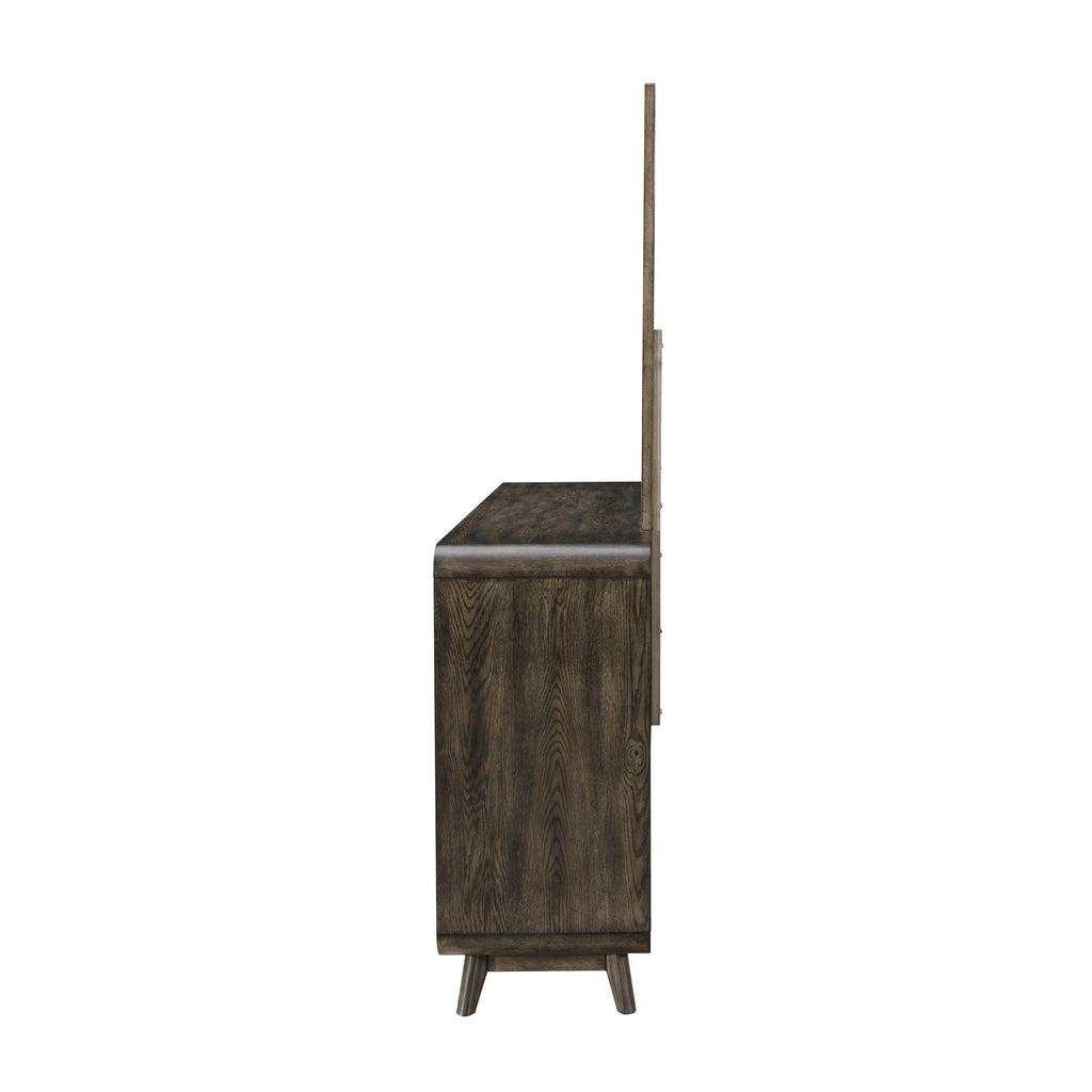 Rex - Mirror - Walnut - Stylish Home Furniture