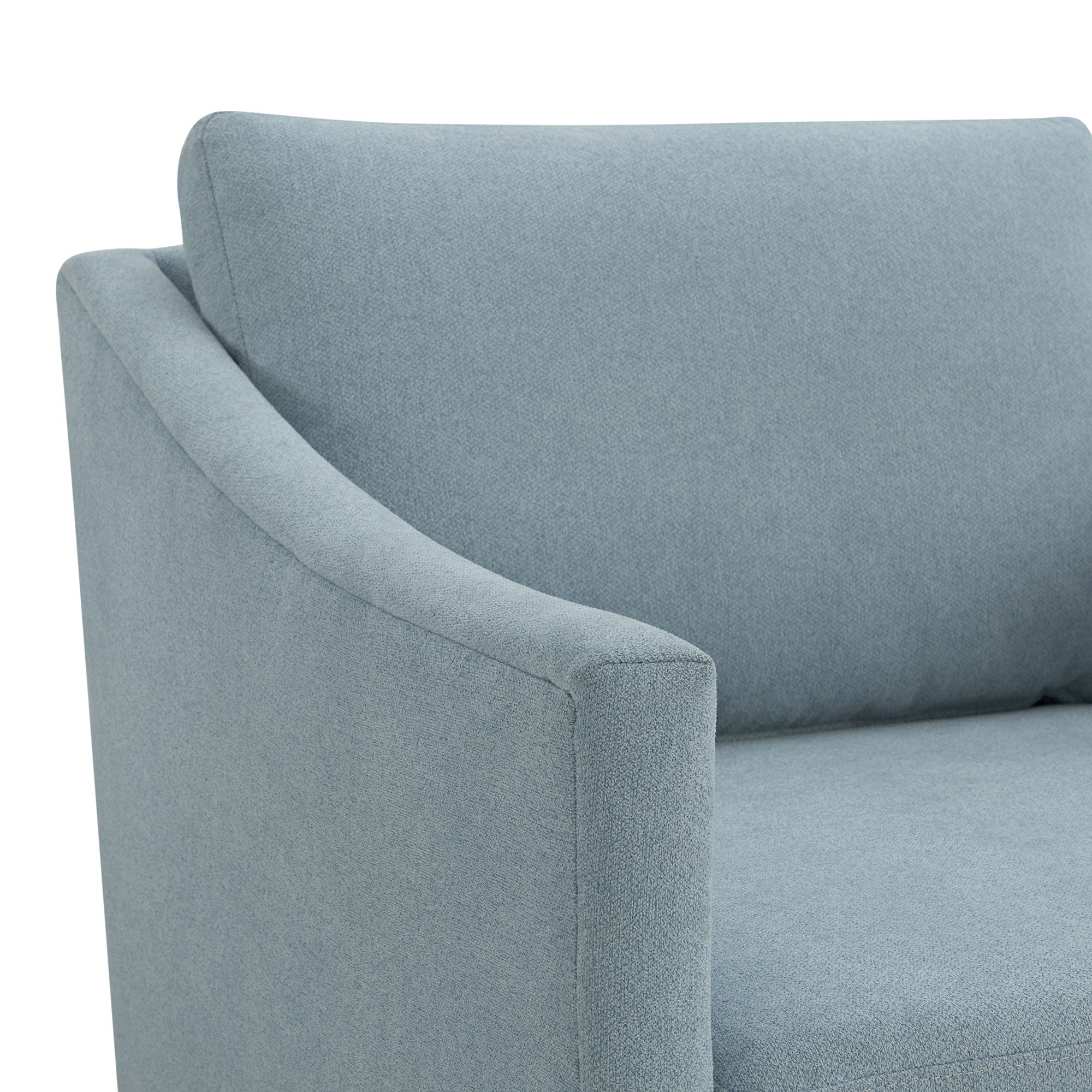 Acacia - Swivel Chair - Freya Light Blue - Stylish Home Furniture