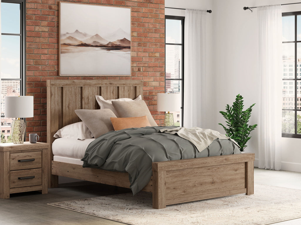 Oliandon - Panel Bed - Stylish Home Furniture