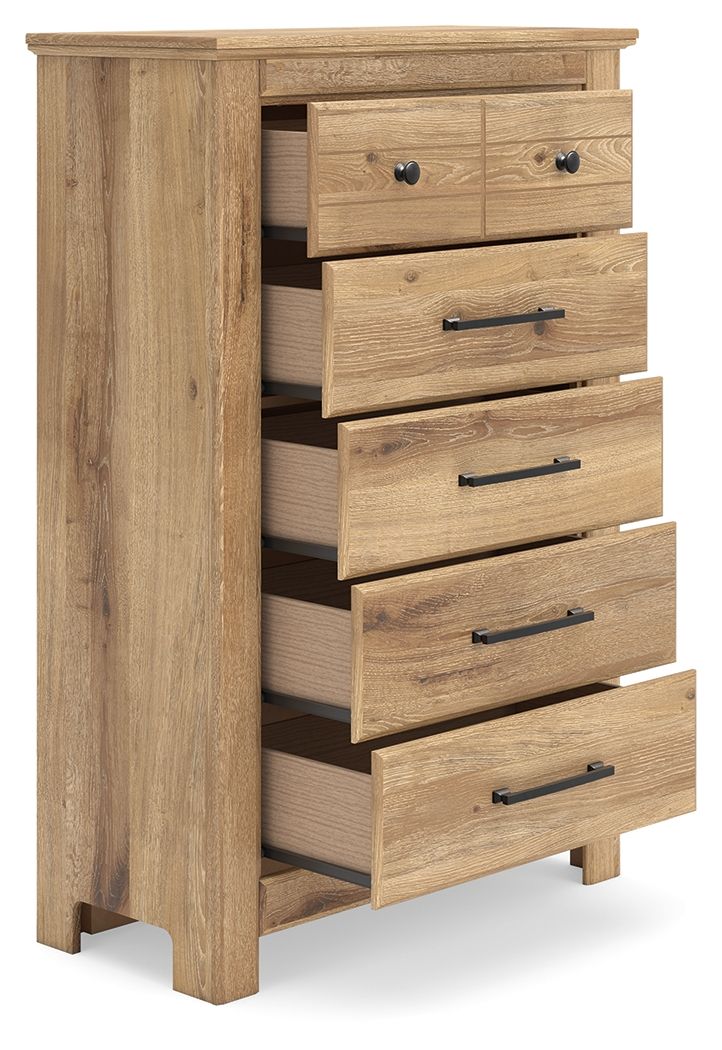 Makidern - Five Drawer Chest - Stylish Home Furniture