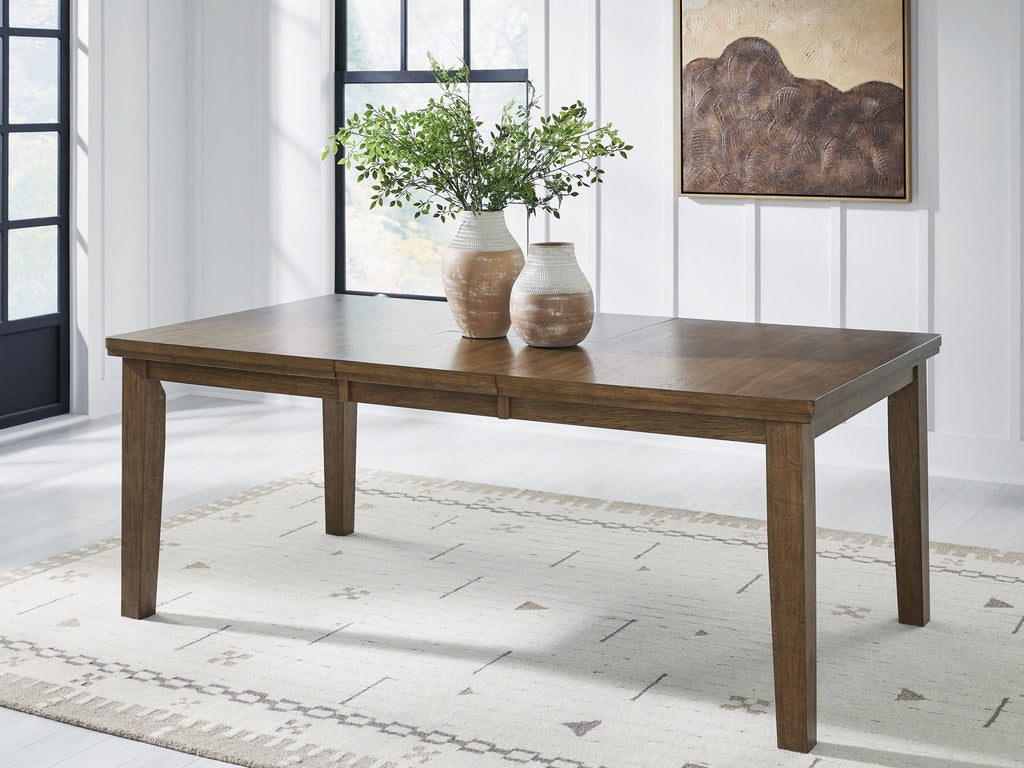 Urbinforte - Dining Room Butterfly Extension Table - Light Brown - Stylish Home Furniture