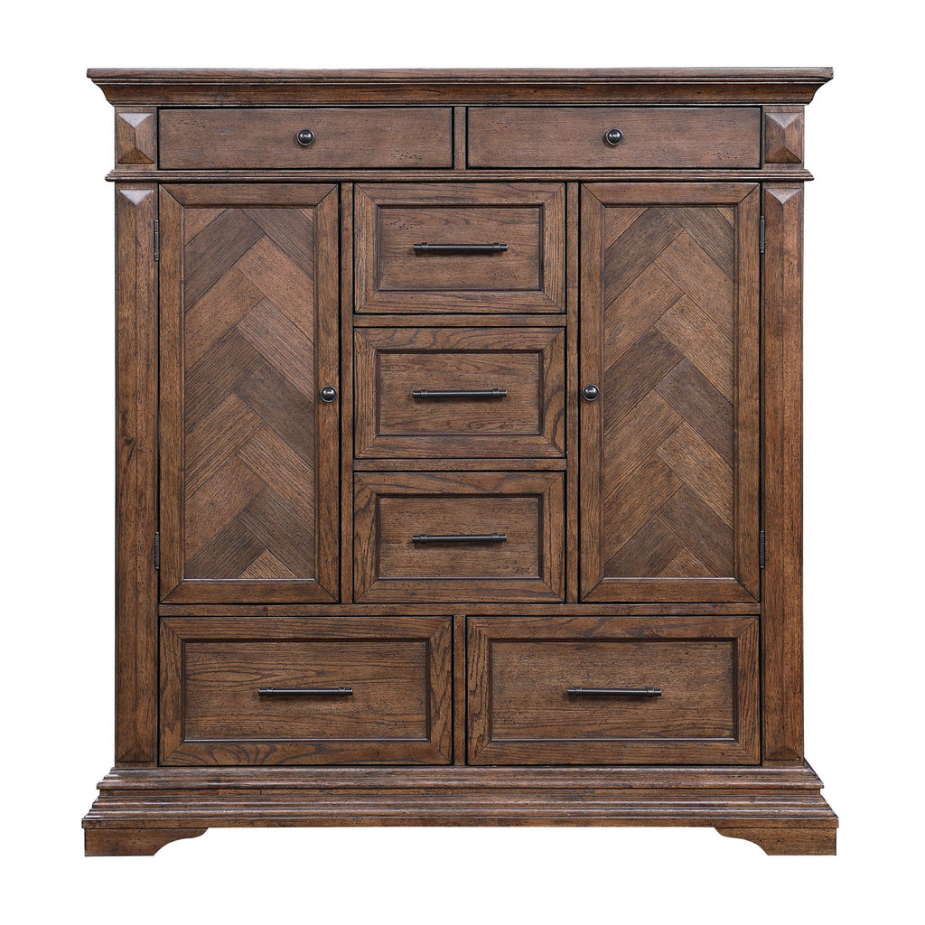 Mar Vista - Door Chest - Walnut - Stylish Home Furniture