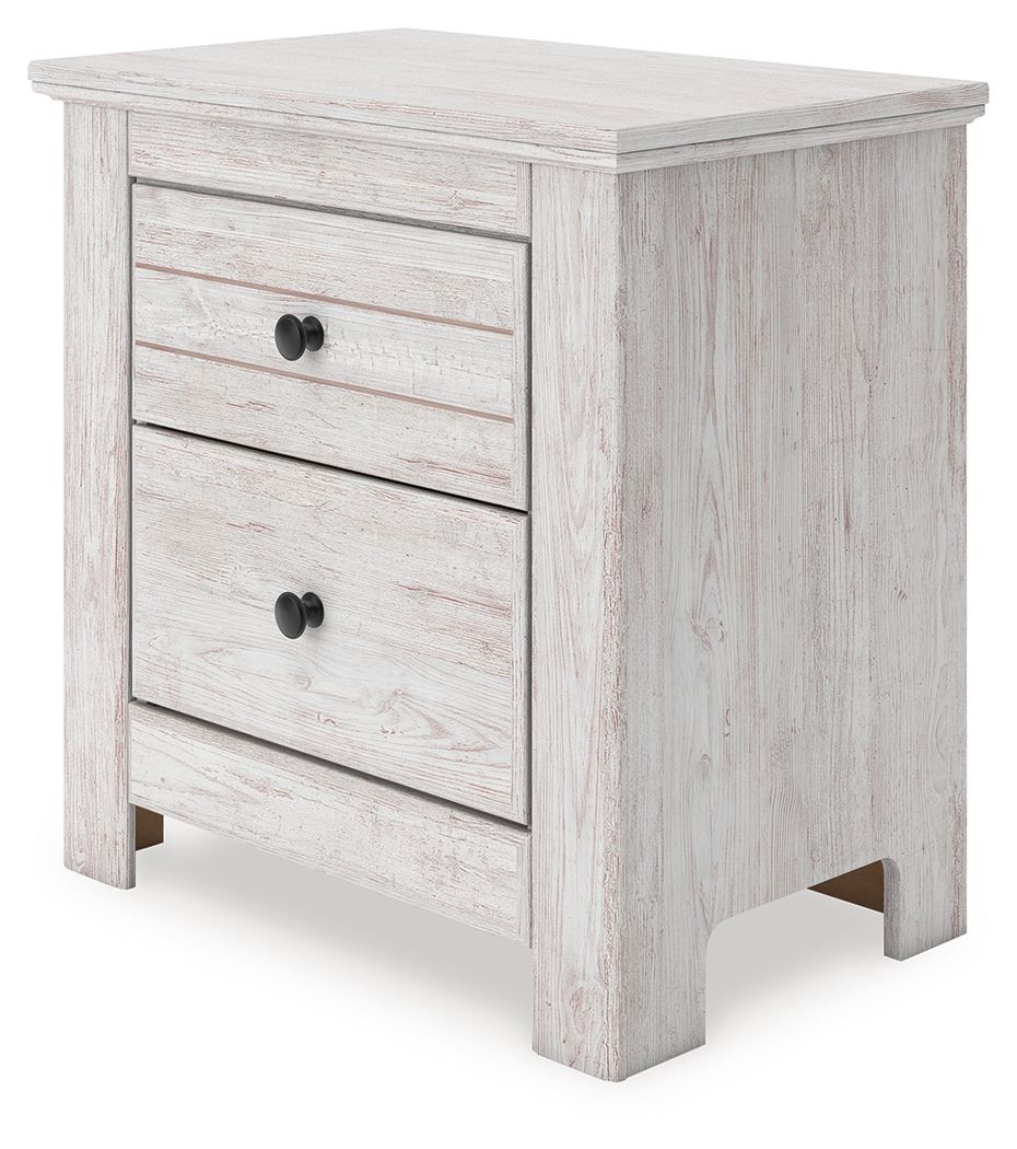 Makidern - Two Drawer Night Stand - Stylish Home Furniture