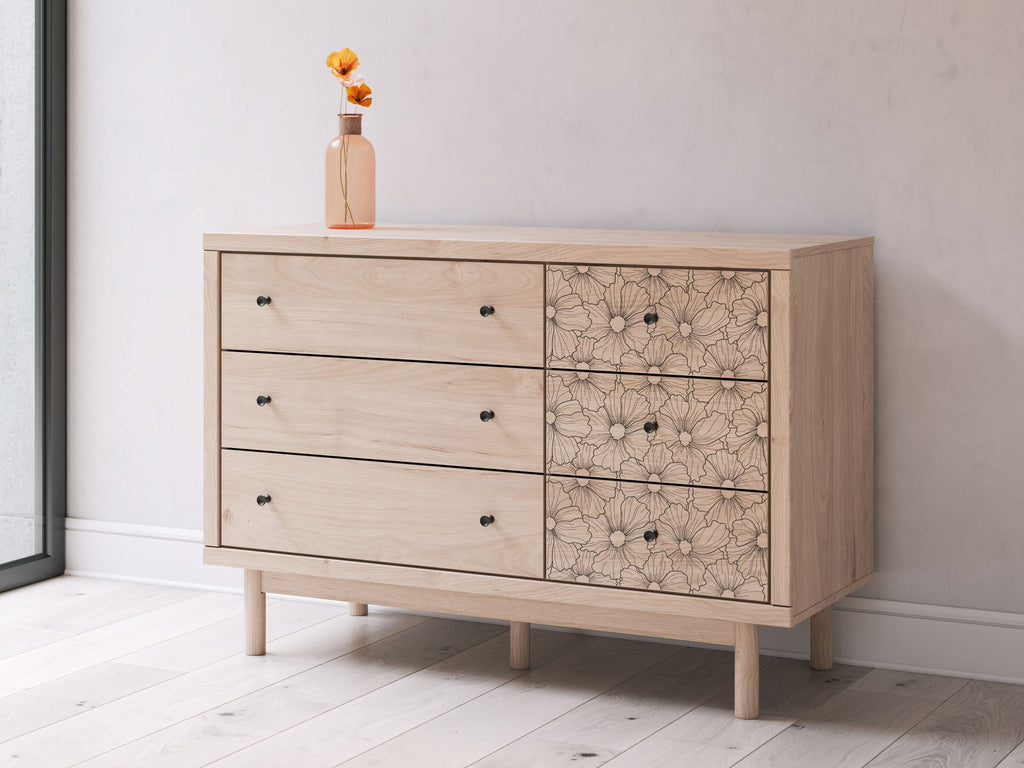 Arloster - Six Drawer Dresser - Stylish Home Furniture