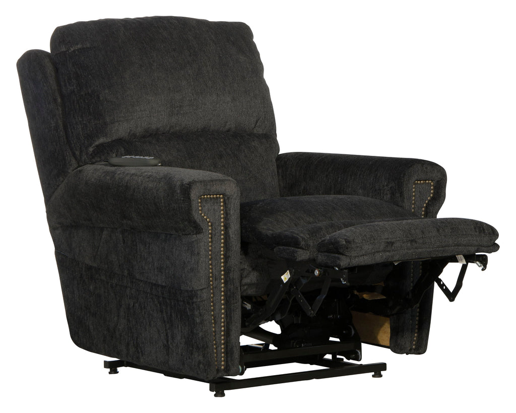 Warner - Power Headrest With Lumbar Power Lay Flat Recliner - Stylish Home Furniture