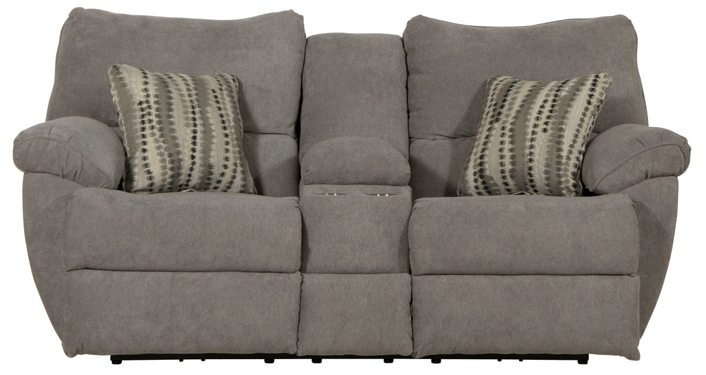 Sadler - Lay Flat Reclining Console Loveseat - Stylish Home Furniture