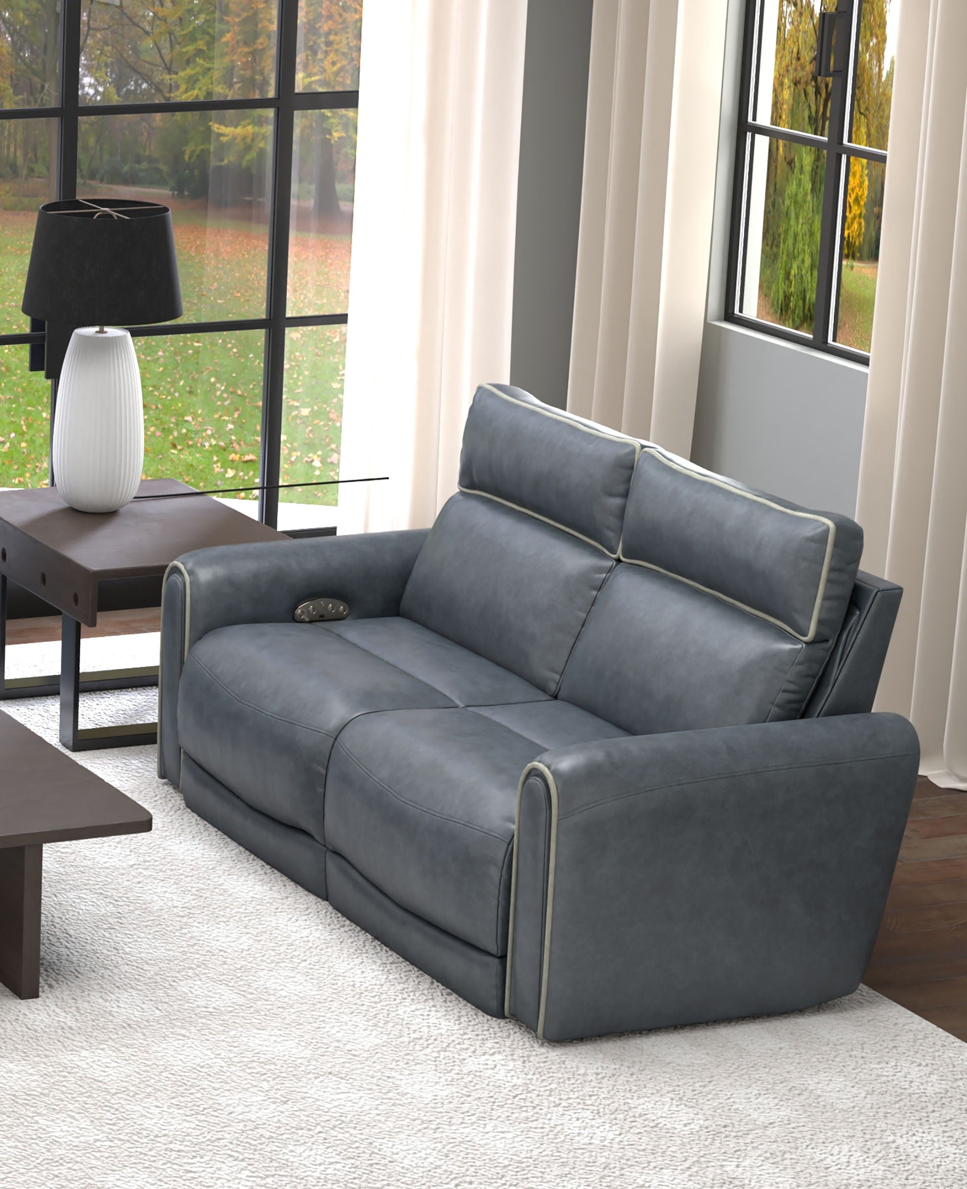 Nico - Power Headrest Reclining Loveseat - Stylish Home Furniture