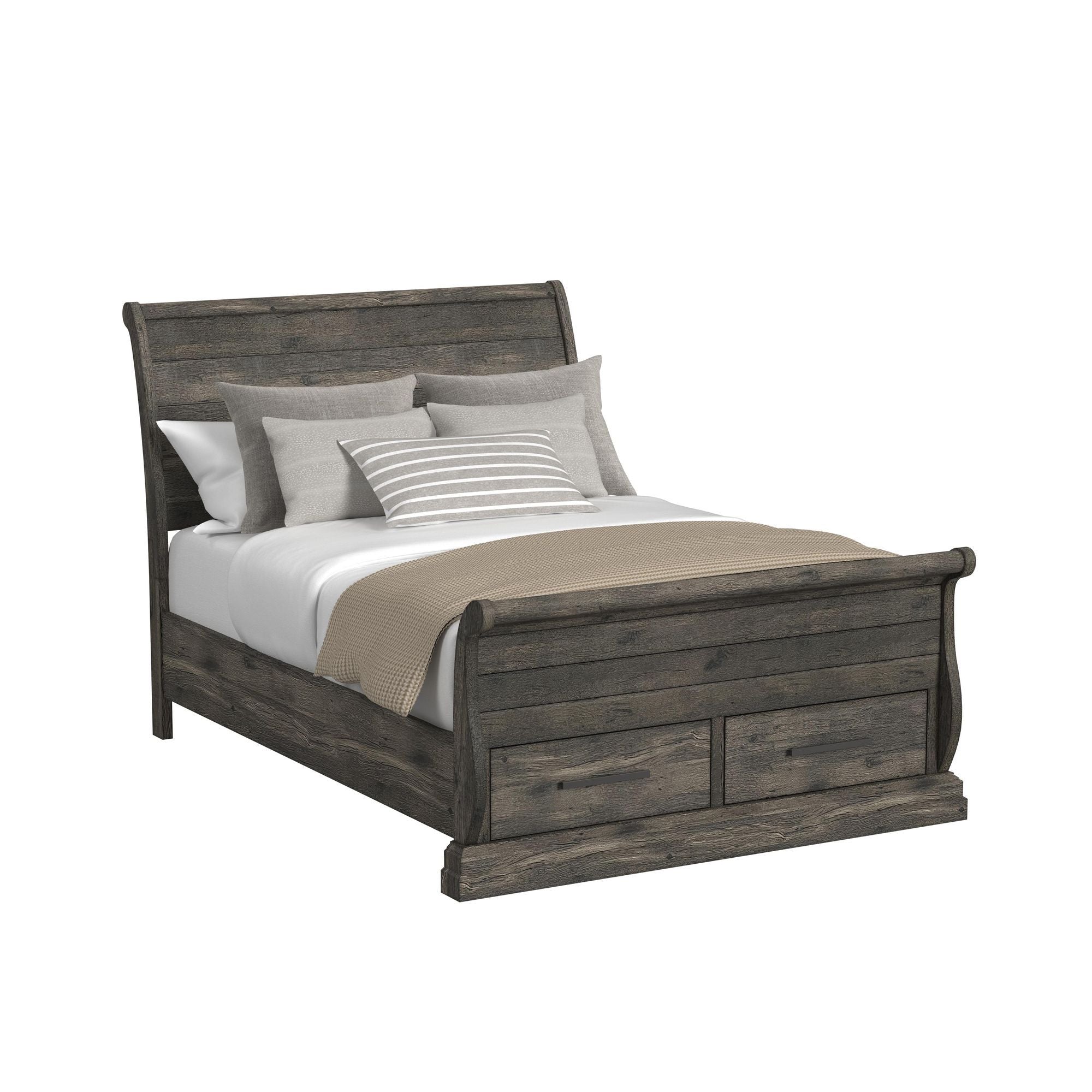 Park Ridge - Sleigh Storage Bedroom Set - Stylish Home Furniture