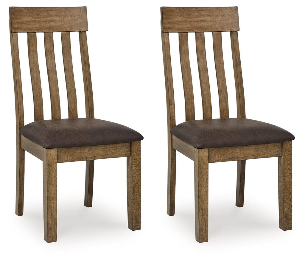 Urbinforte - Dining Upholstered Side Chair (Set of 2) - Light Brown - Stylish Home Furniture