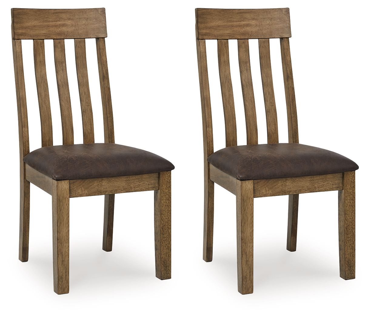 Urbinforte - Dining Upholstered Side Chair (Set of 2) - Light Brown - Stylish Home Furniture