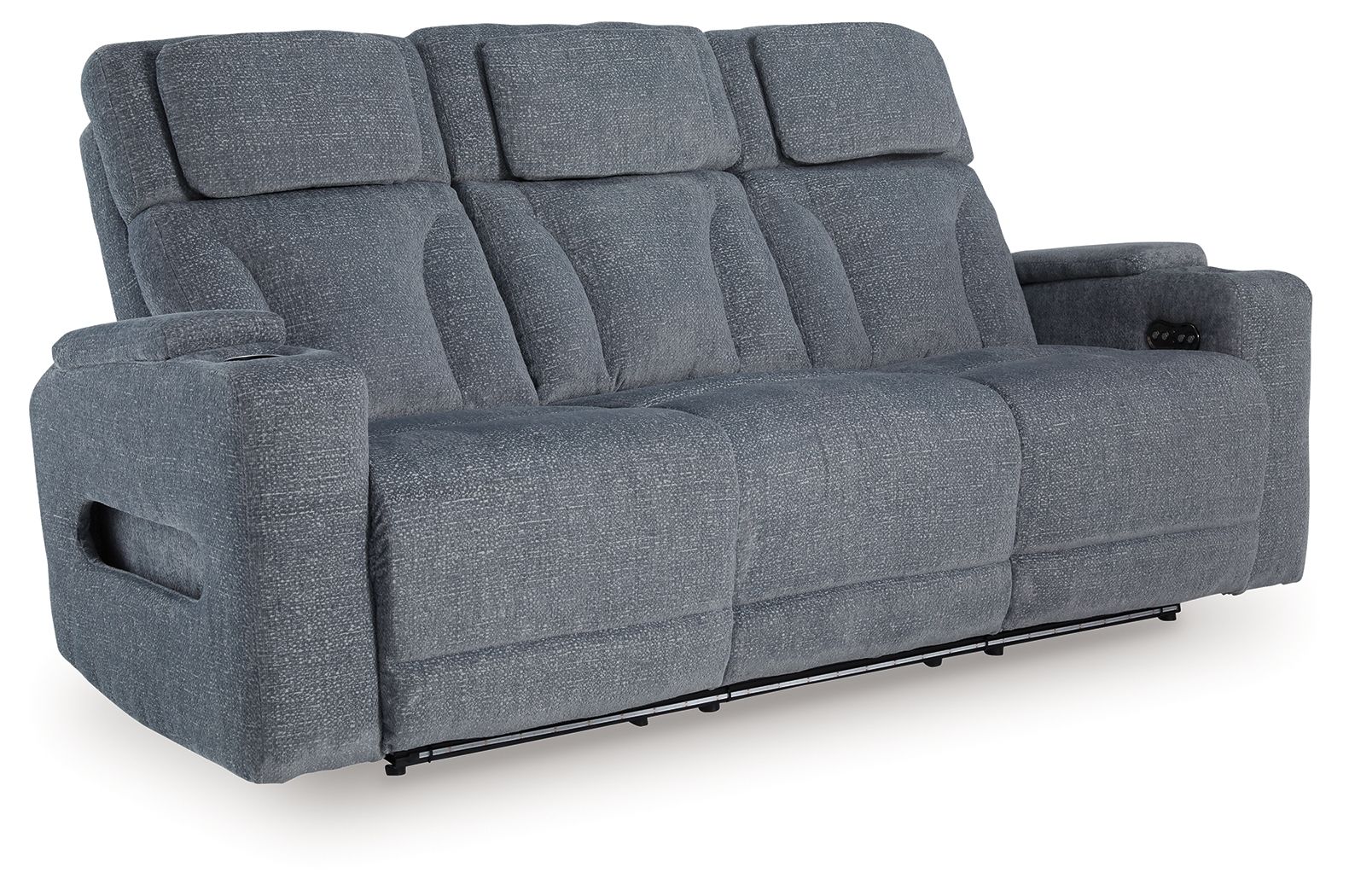Studio Cave - Power Reclining Sofa - Steel - Stylish Home Furniture