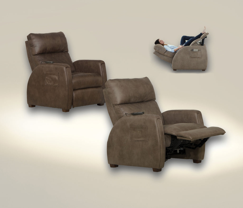 Relaxer - Power Headrest Power Lay Flat Reclining With Heat / Massage / Lumbar / Zero Gravity - Stylish Home Furniture