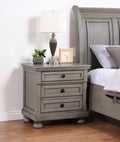B070 - Nightstand - Light Gray - Stylish Home Furniture