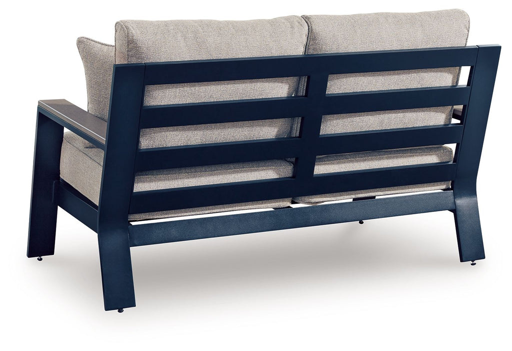 East Beach - Loveseat With Cushion - Blue - Stylish Home Furniture
