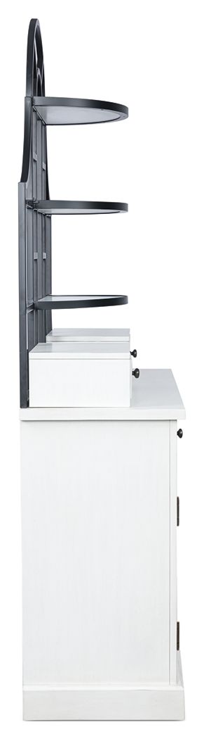 Greddinton - Baker's Rack - White - Stylish Home Furniture