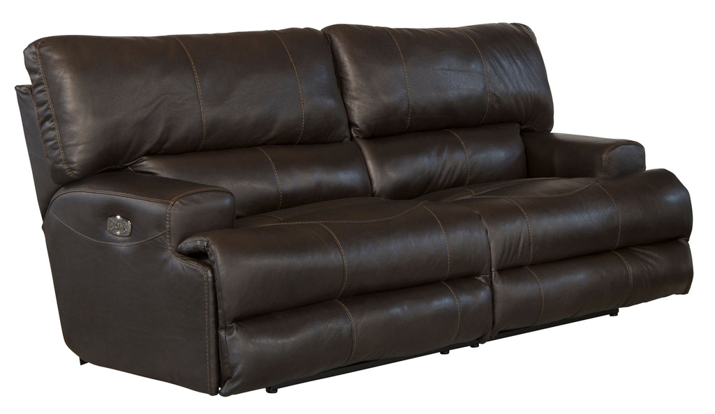 Wembley - Power Headrest With Lumbar Lay Flat Reclining Sofa - Stylish Home Furniture