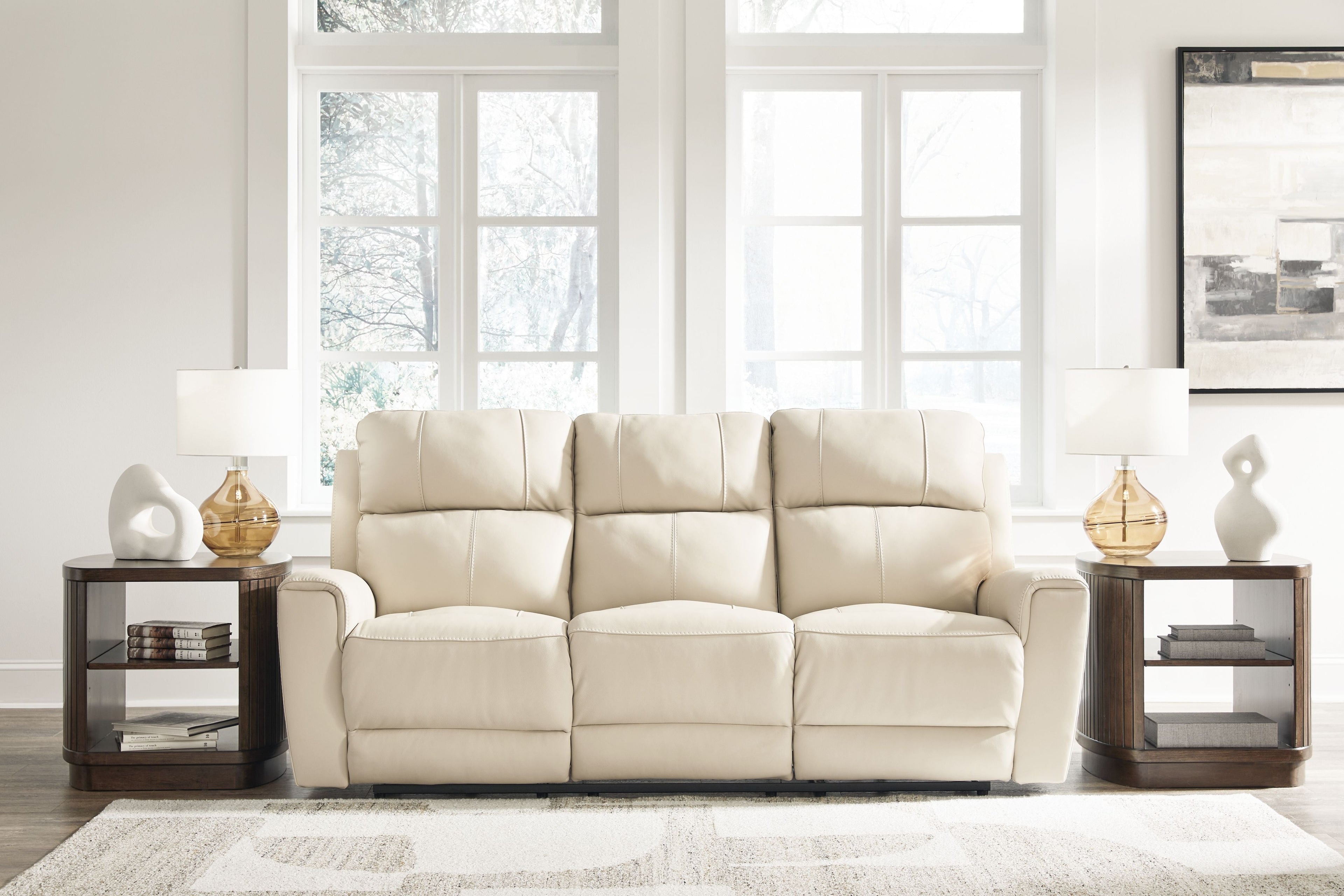 Dahlmoore - Power Reclining Sofa - Almond - Stylish Home Furniture