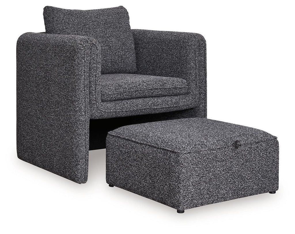 Vreni - Accent Chair - Charcoal / Black - Stylish Home Furniture
