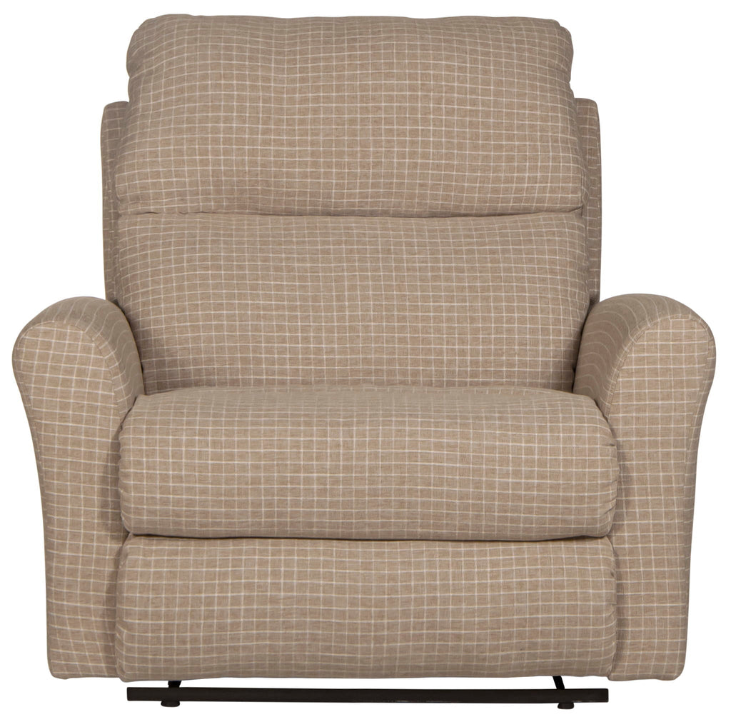 Justine - Lay Flat Extra Wide Recliner - Sandstone - Stylish Home Furniture