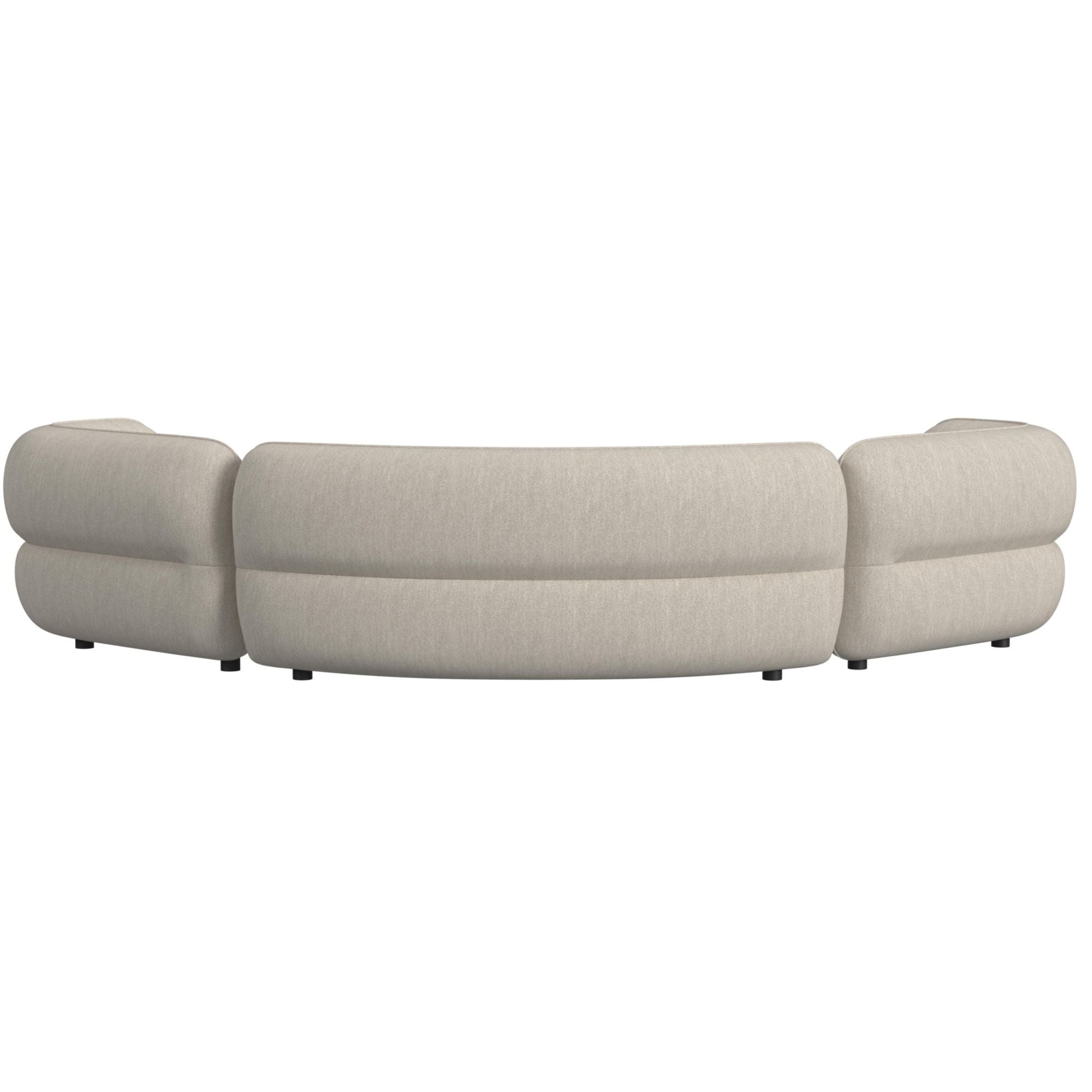 Four Seasons - Sectional Set With 6 Pillows - Camel - Stylish Home Furniture