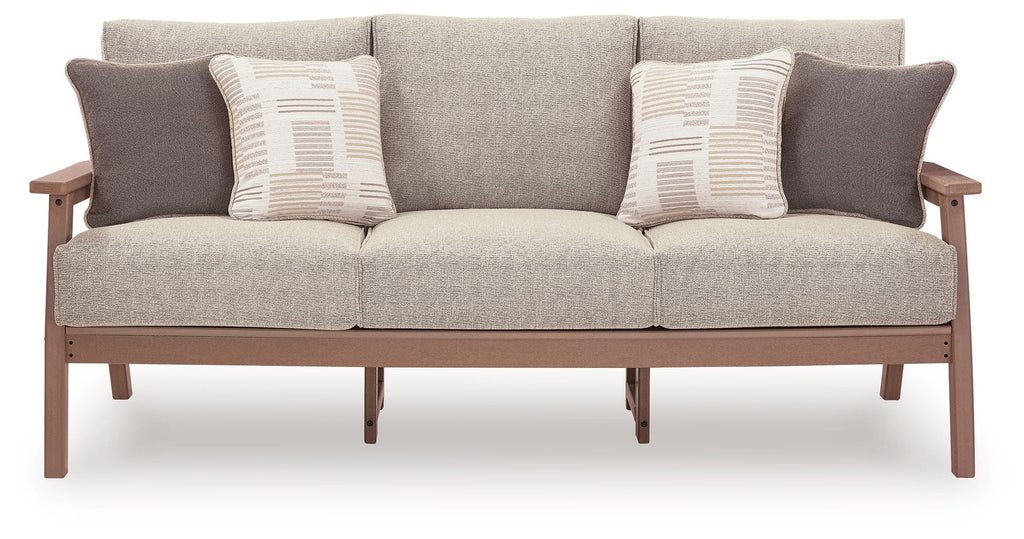 Grover Beach - Sofa With Cushion - Driftwood - Stylish Home Furniture