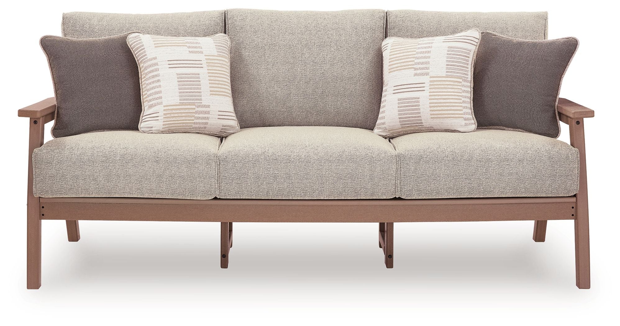 Grover Beach - Sofa With Cushion - Driftwood - Stylish Home Furniture