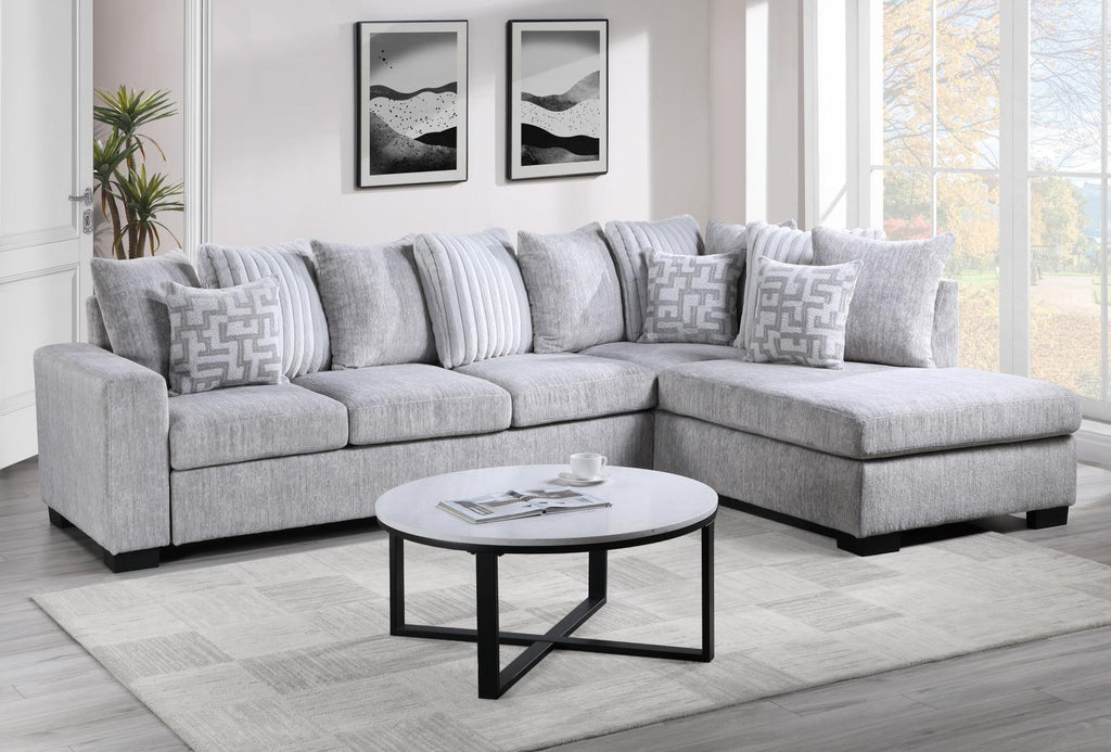 U365 - 2 Piece Sectional - Oyster - Stylish Home Furniture