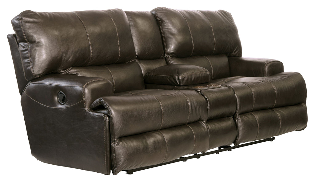 Wembley - Lay Flat Reclining Console Loveseat - Stylish Home Furniture