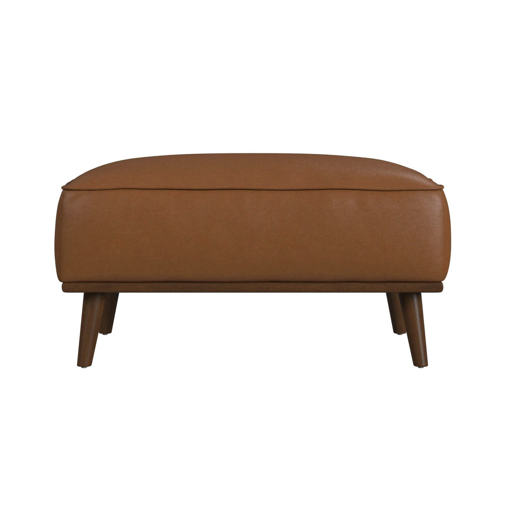 Destiny - Ottoman With Wood Base - Stylish Home Furniture