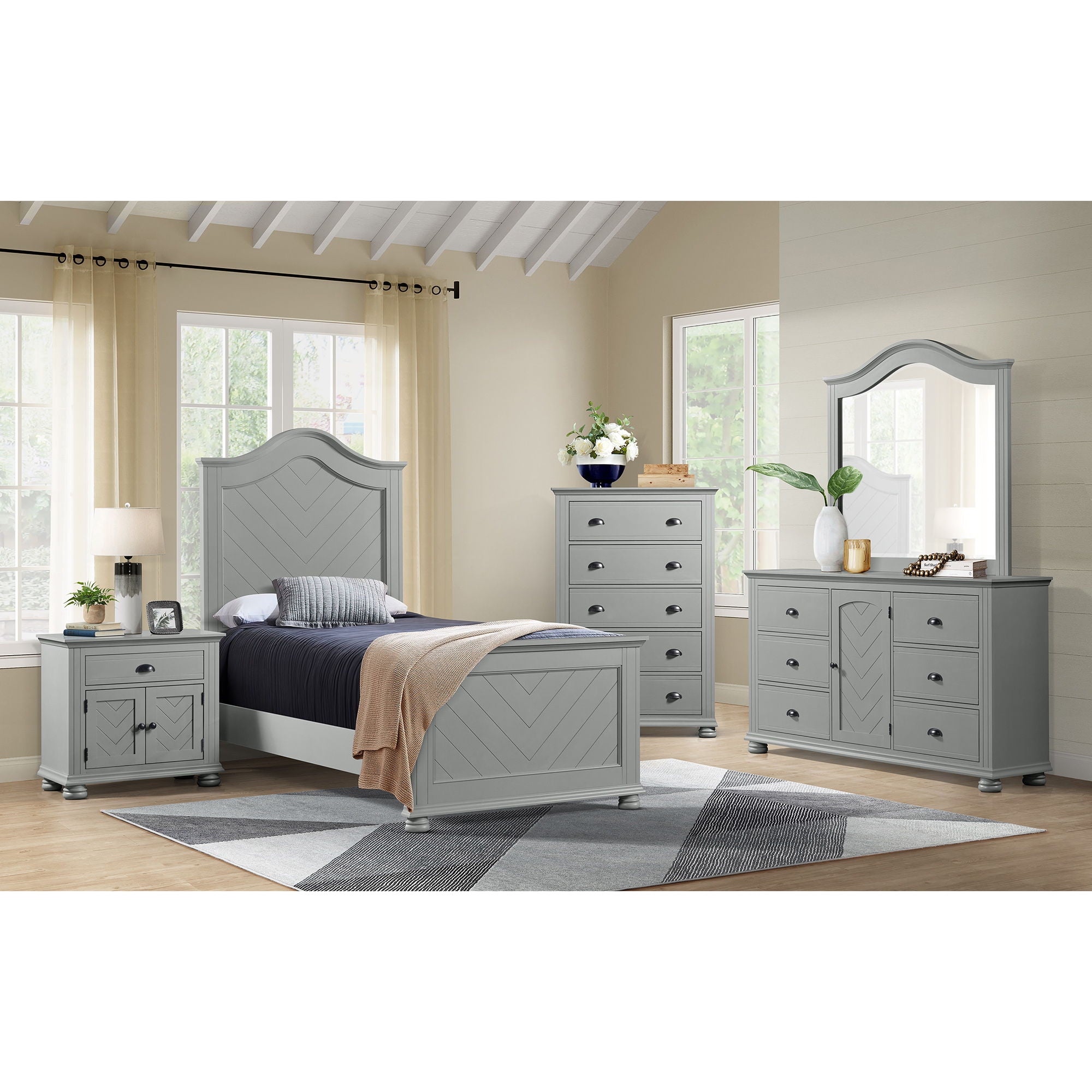 Kona - Panel Bed - Stylish Home Furniture