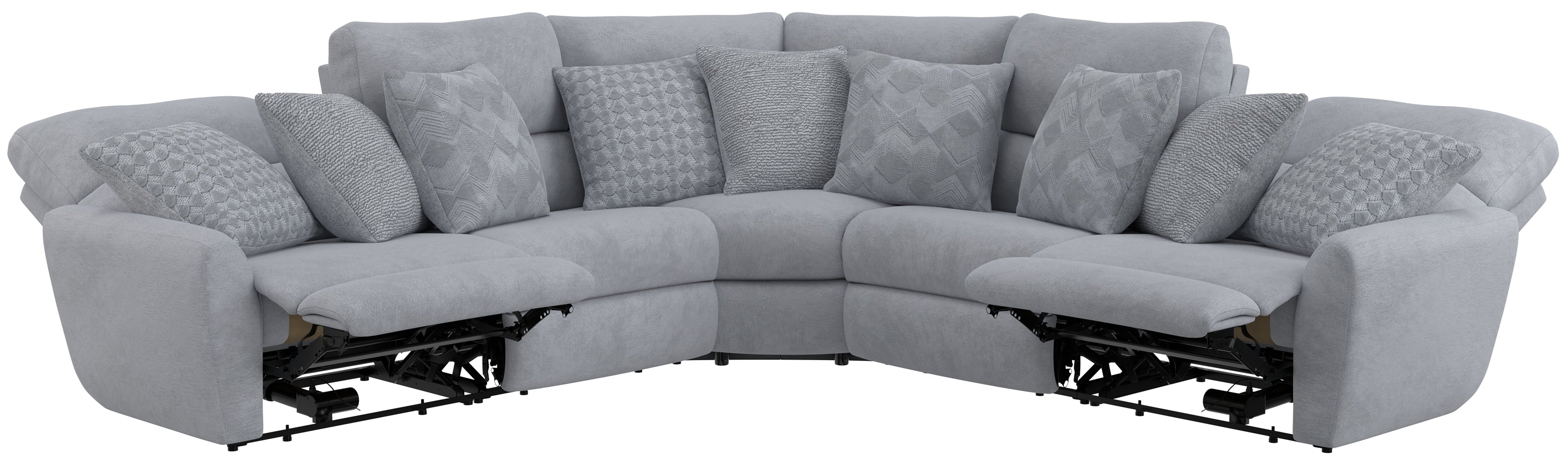 Majesty - Deep Seating Power Reclining Sectional - Stylish Home Furniture