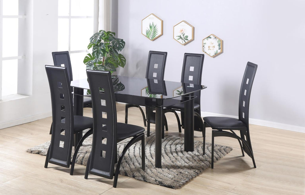 D323 - Dinette Table - Black - Stylish Home Furniture