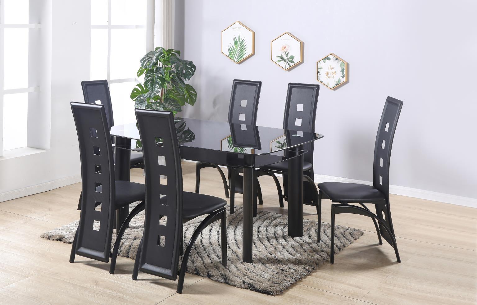 D323 - Dinette Table - Black - Stylish Home Furniture