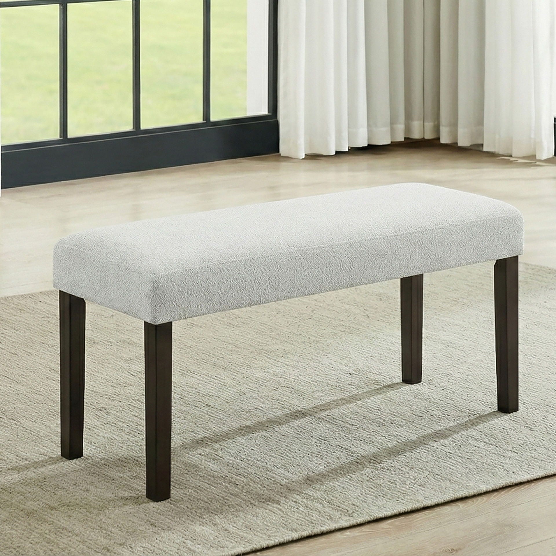 Carissa - Dining Bench - Stone - Stylish Home Furniture