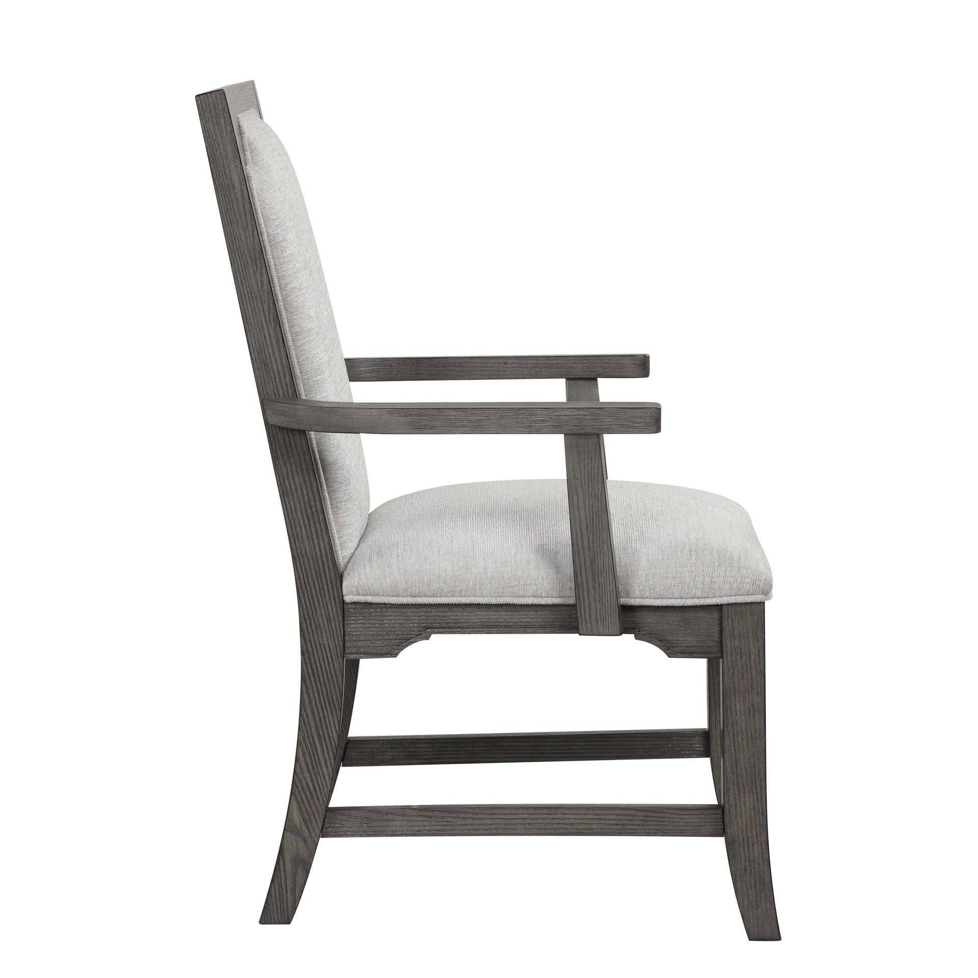 Lisbon - Dining Arm Chair (Set of 2) - Gray - Stylish Home Furniture