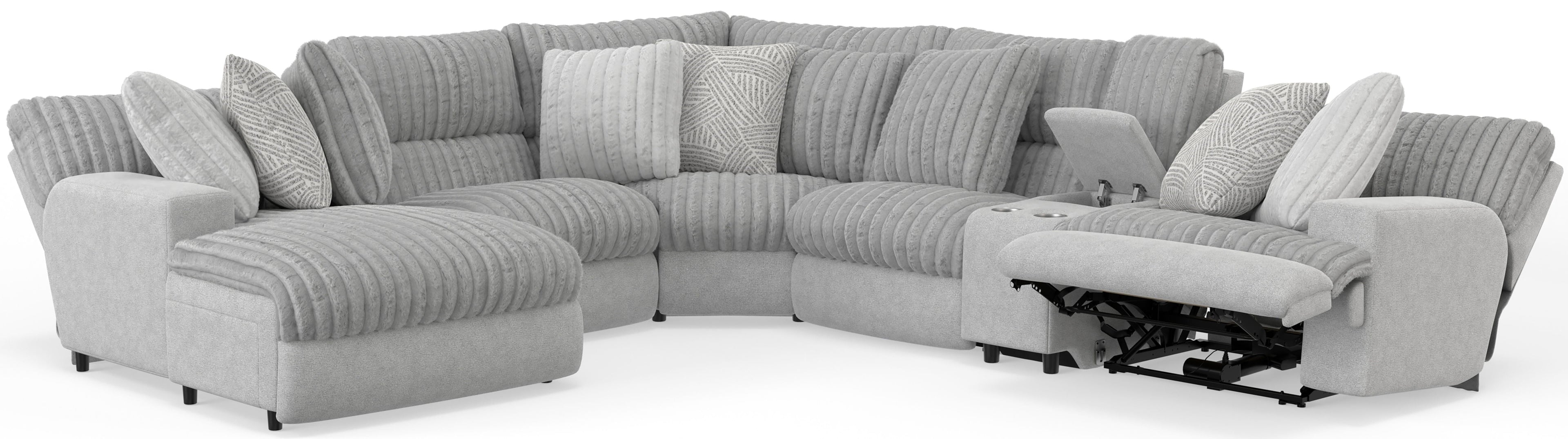 Abraxas - Reclining Sectional - Stylish Home Furniture