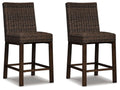 Paradise Trail - Barstool (Set of 2) - Medium Brown - Stylish Home Furniture